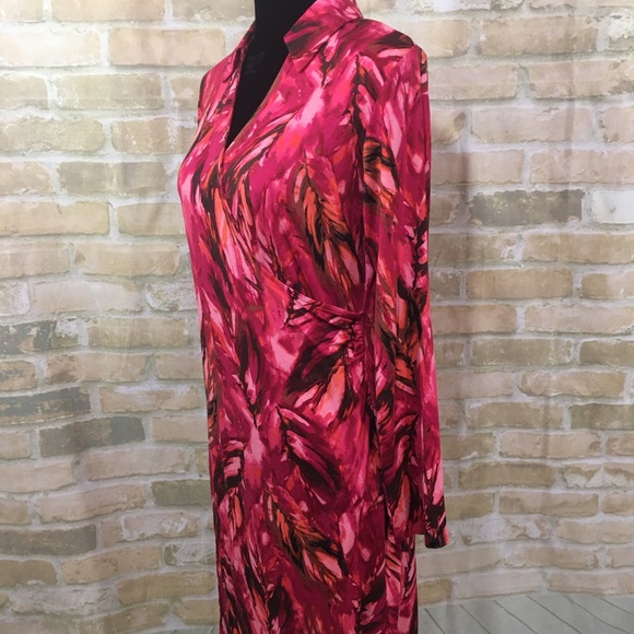 🆕J.Jill Faux Wrap Dress Size M - Picture 4 of 6
